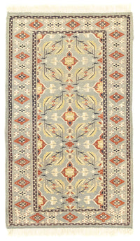Pakistan Teppich 90x153cm - Orientteppich - grau – product image