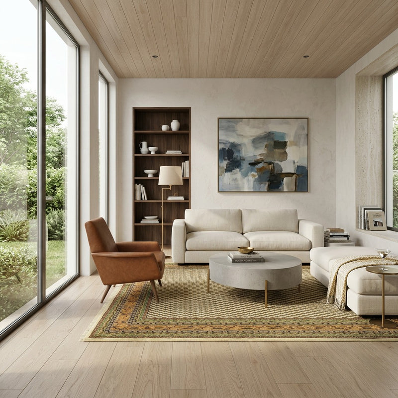 Mir Teppich 175x234cm - Orientteppich - beige