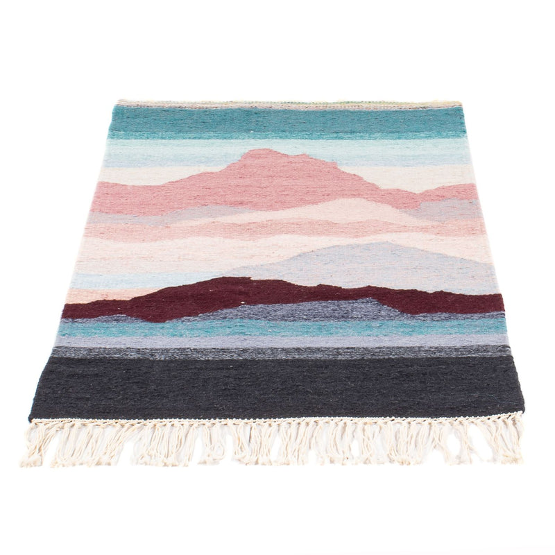 Kelim Modern Teppich 60x105cm - Wollteppich