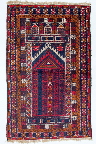 Belutsch Teppich 75x123cm - Orientteppich - mehrfarbig