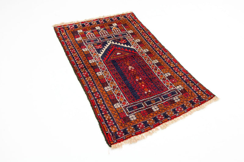 Belutsch Teppich 75x123cm - Orientteppich - mehrfarbig