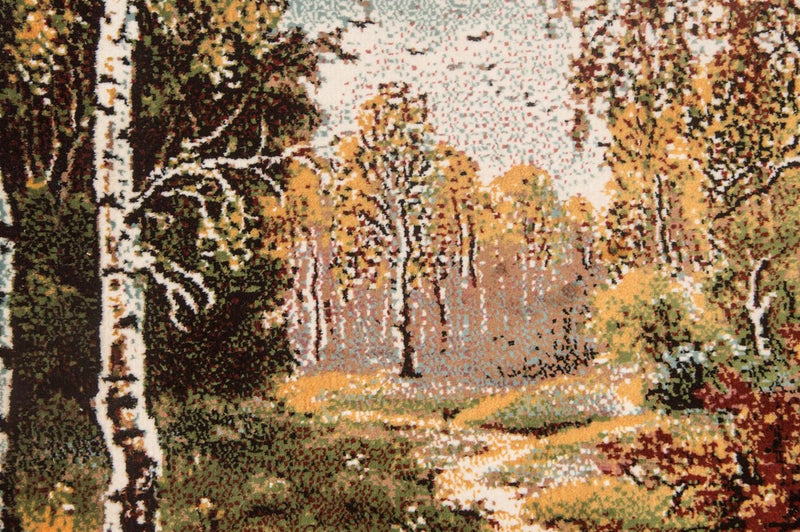 Bild-Teppich 82x110cm - Orientteppich - mehrfarbig