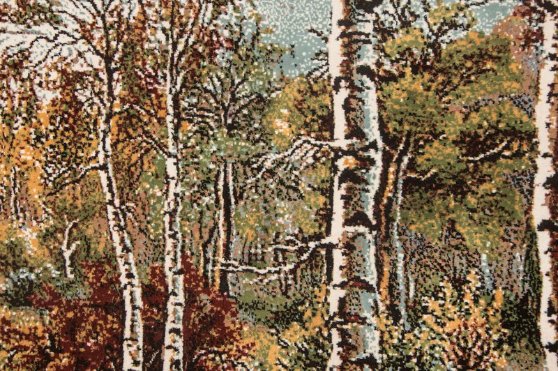 Bild-Teppich 82x110cm - Orientteppich - mehrfarbig