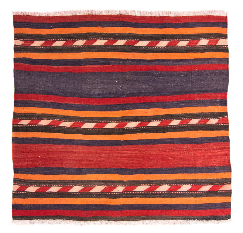 Kelim Teppich Old 150x160cm - mehrfarbig