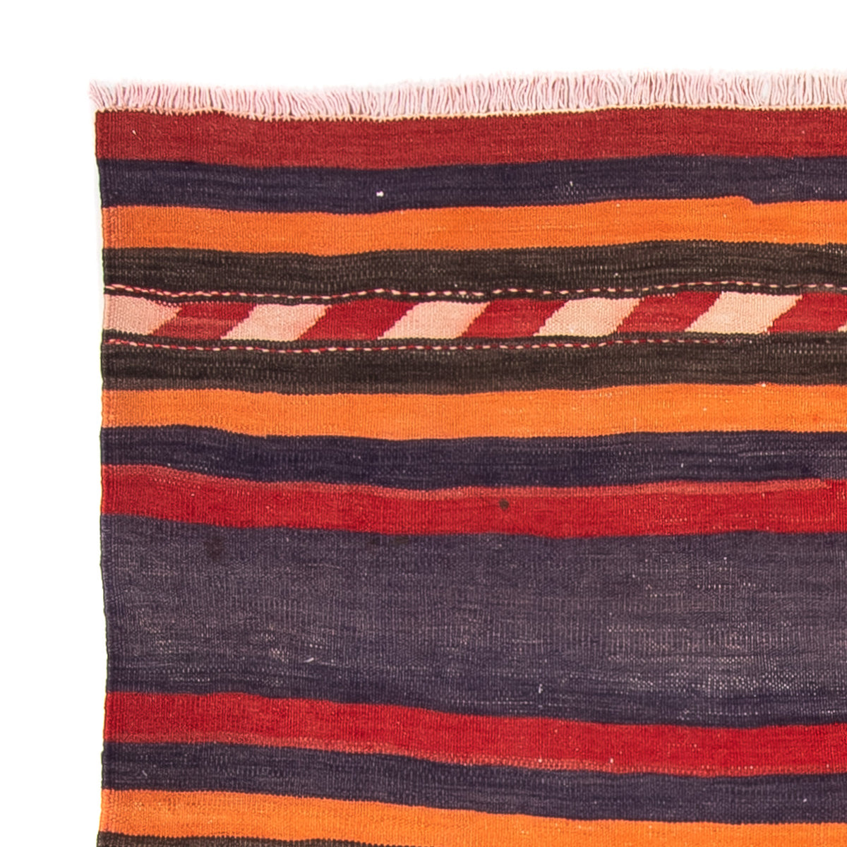 Kelim Teppich Old 150x160cm - mehrfarbig