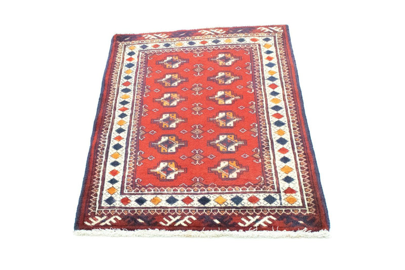 Turkaman Teppich 70x91cm - Orientteppich - rot