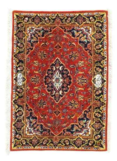 Keshan Teppich 70x98cm - Perserteppich - rot