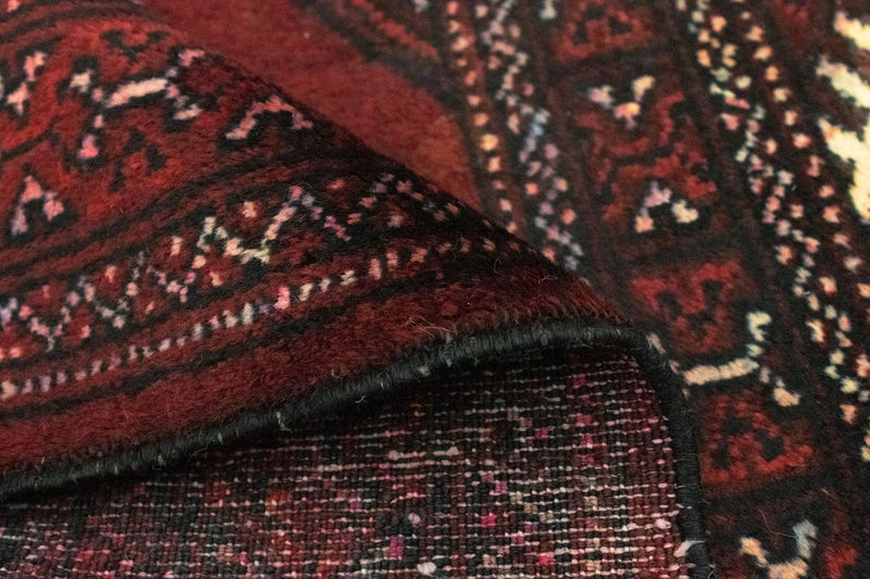Turkaman Teppich 66x95cm - Orientteppich - rot