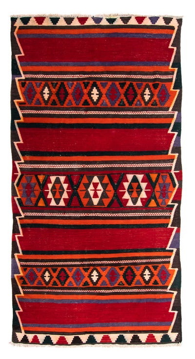 Kelim Teppich Old 155x290cm - mehrfarbig
