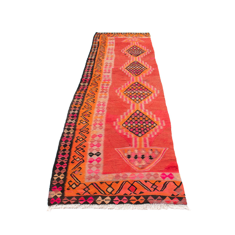 Kelim Teppich Old 90x355cm - mehrfarbig