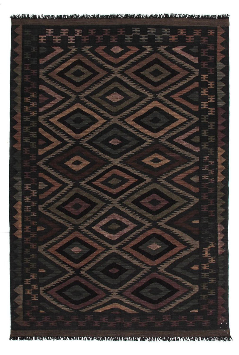 Kelim Maimene Teppich 169x244cm - mehrfarbig
