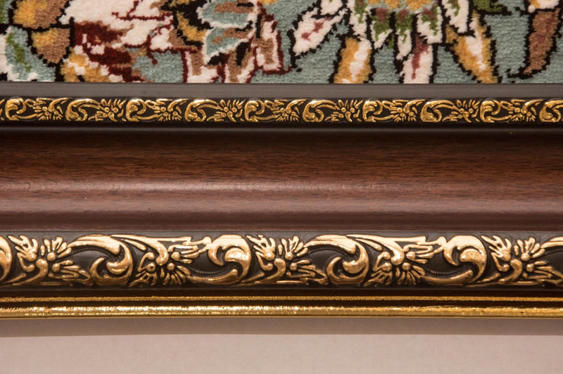 Bild-Teppich 80x112cm - Orientteppich - mehrfarbig