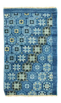 Designer Teppich 63x95cm - blau – product image