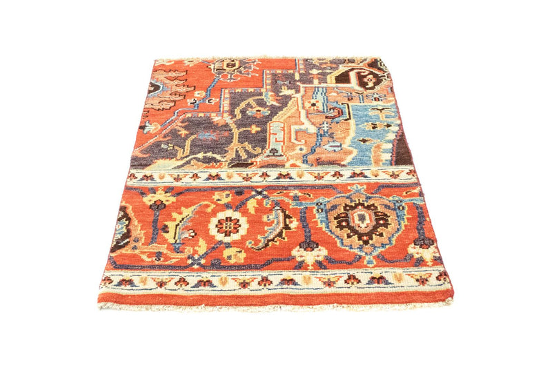 Designer Teppich 78x94cm - orange