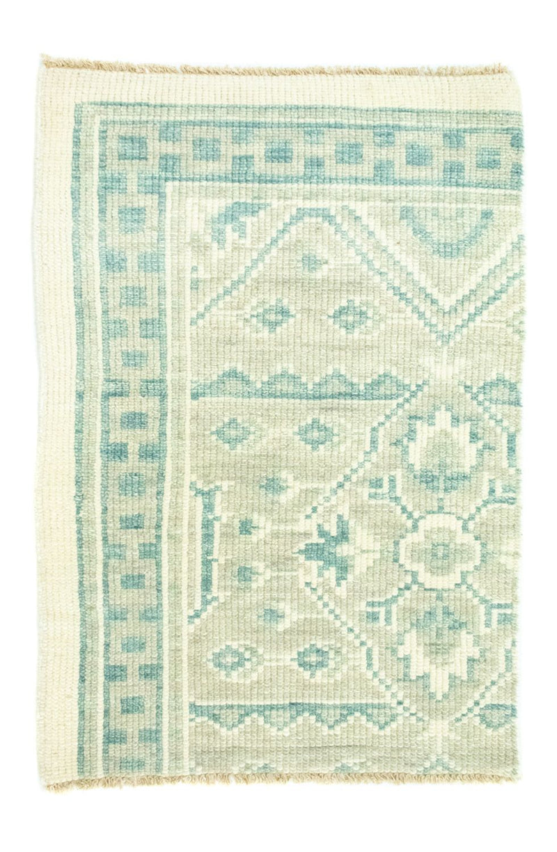 Designer Teppich 62x95cm - hellblau
