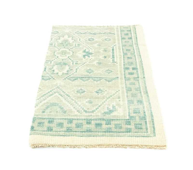 Designer Teppich 62x95cm - hellblau