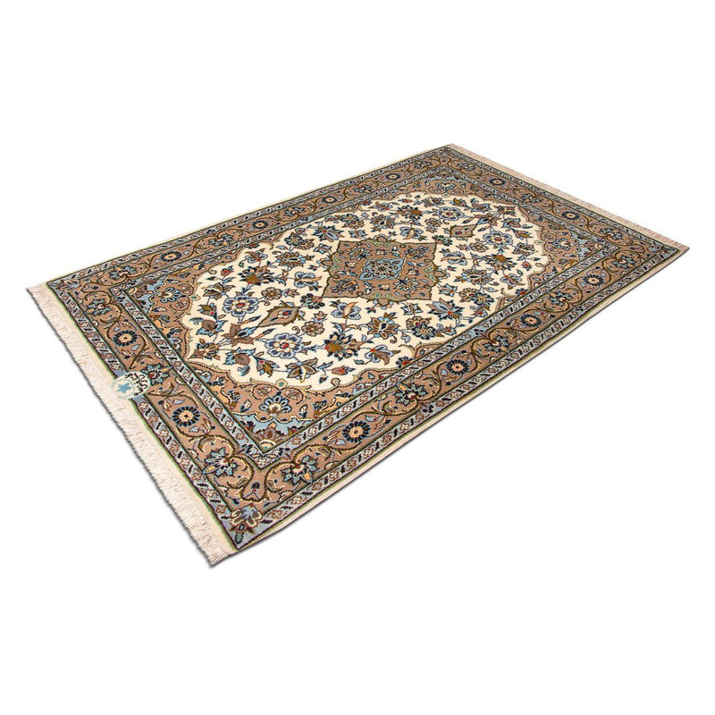 Keshan Teppich 79x125cm - Perserteppich - beige