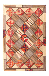Patchwork Teppich 160x230cm - Orientteppich - mehrfarbig – product image