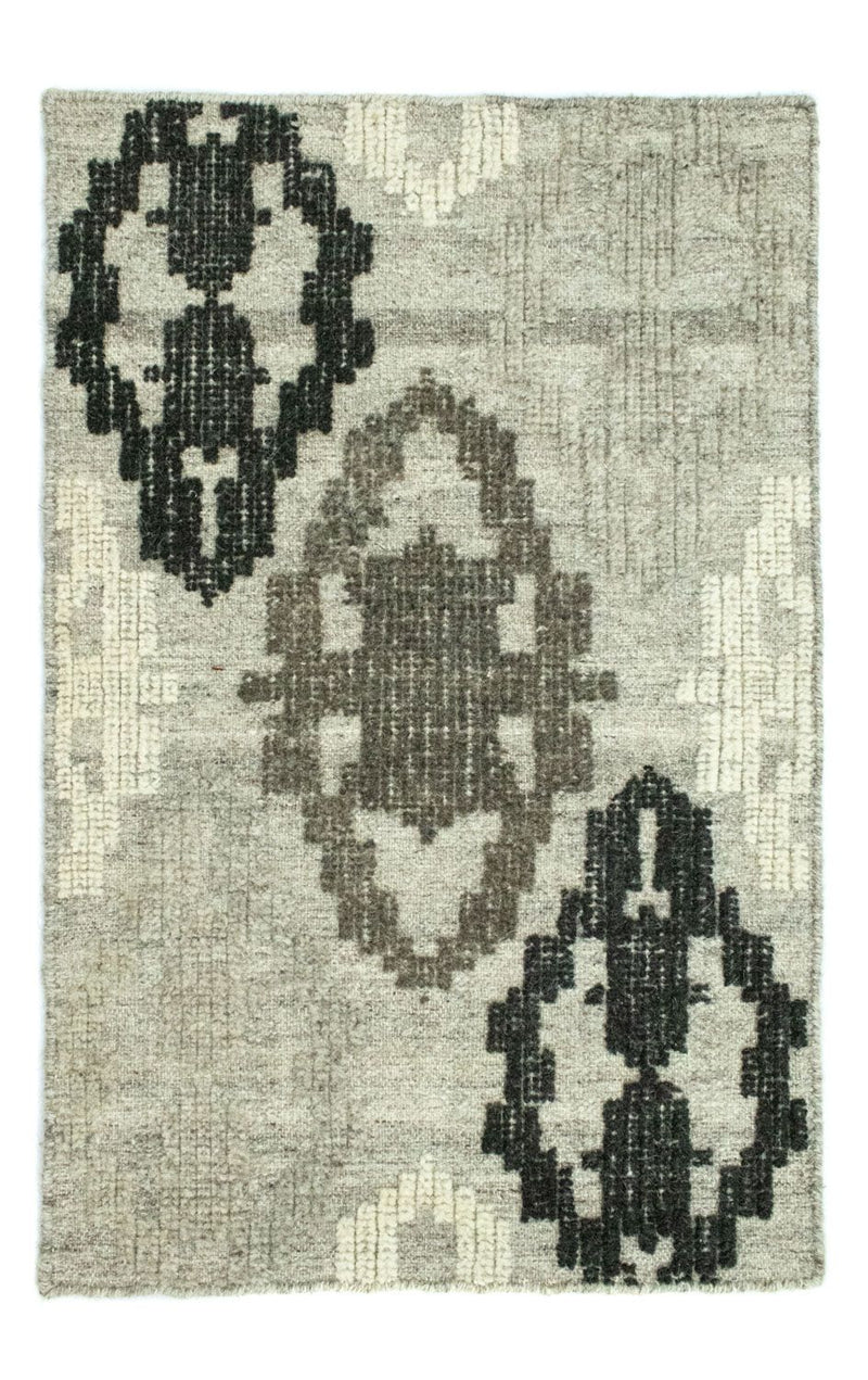 Kelim Modern Teppich 63x92cm - grün