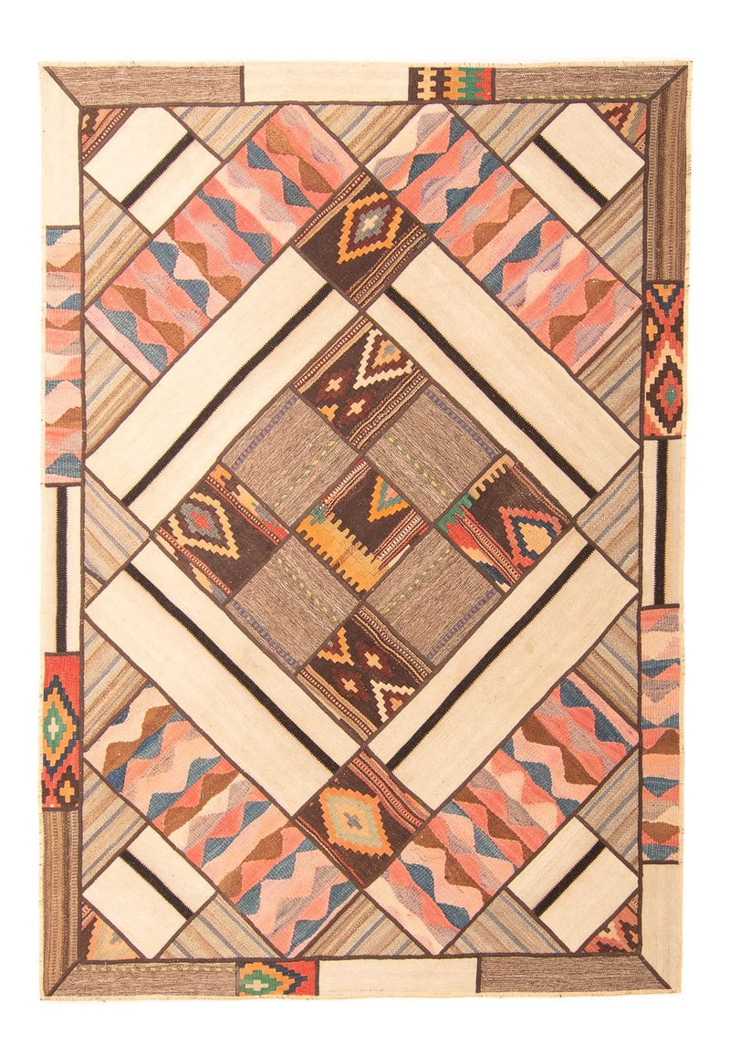 Patchwork Teppich 160x230cm - Orientteppich - mehrfarbig