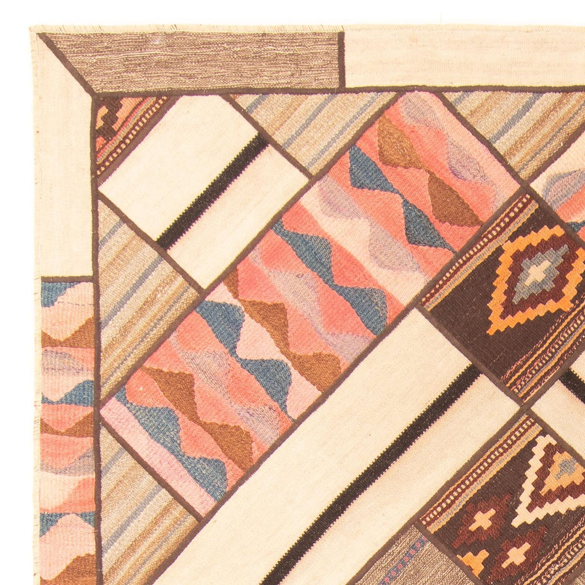 Patchwork Teppich 160x230cm - Orientteppich - mehrfarbig