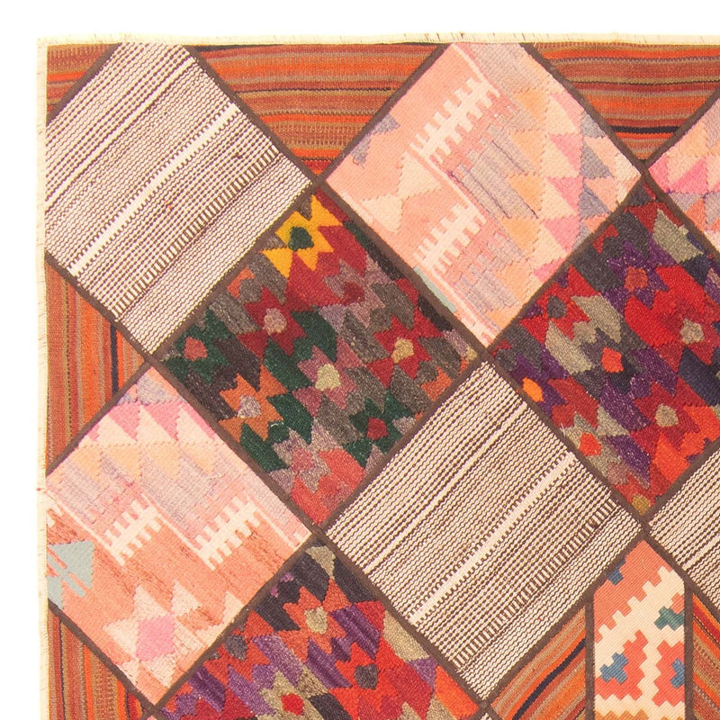 Patchwork Teppich 150x200cm - Orientteppich - mehrfarbig