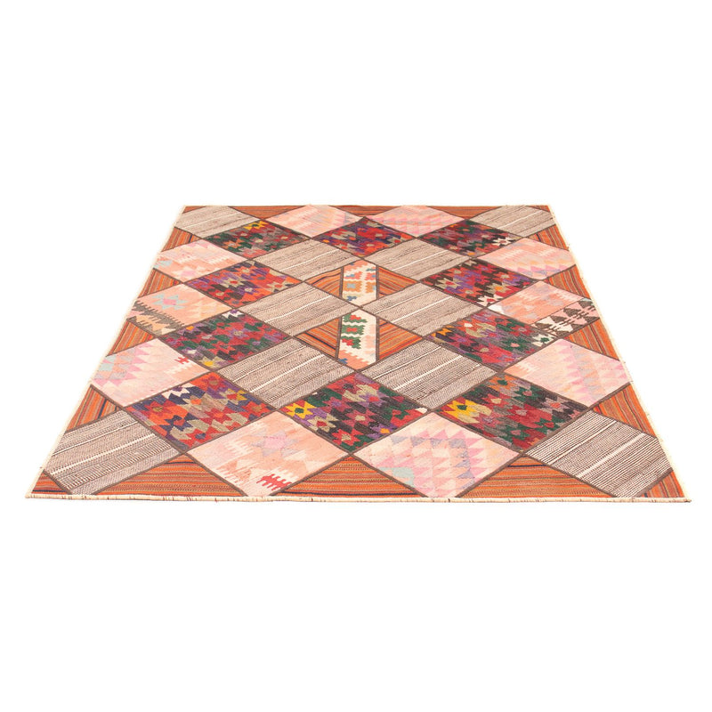 Patchwork Teppich 150x200cm - Orientteppich - mehrfarbig