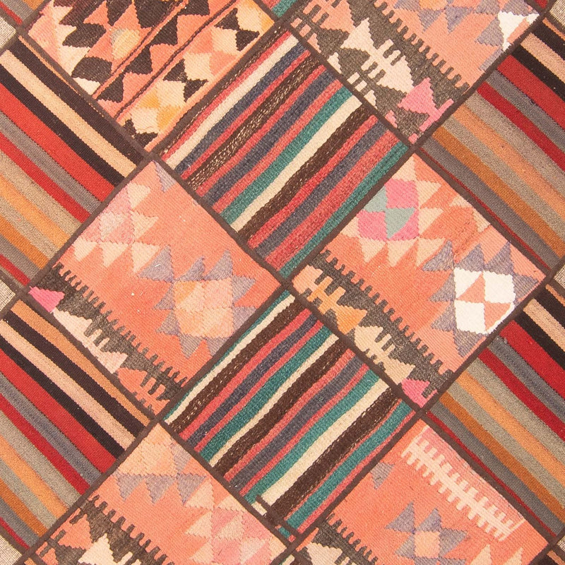 Patchwork Teppich 150x200cm - Orientteppich - mehrfarbig