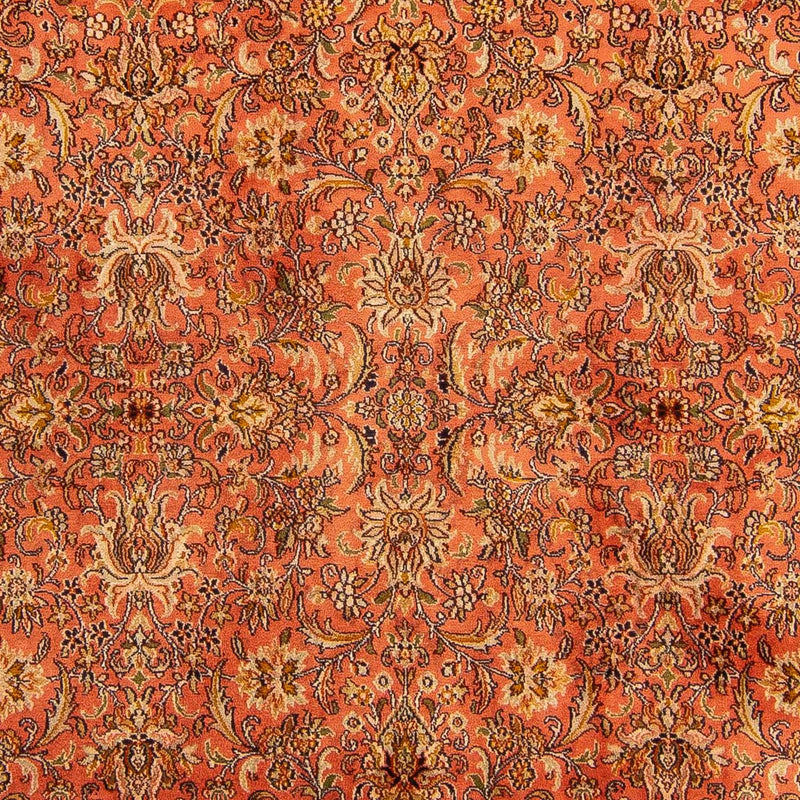 Kaschmir Seide Teppich 187x276cm - Orientteppich - rost