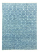 Designer Teppich 243x303cm - hellblau