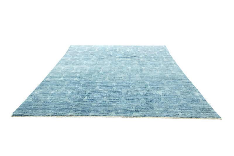 Designer Teppich 243x303cm - hellblau