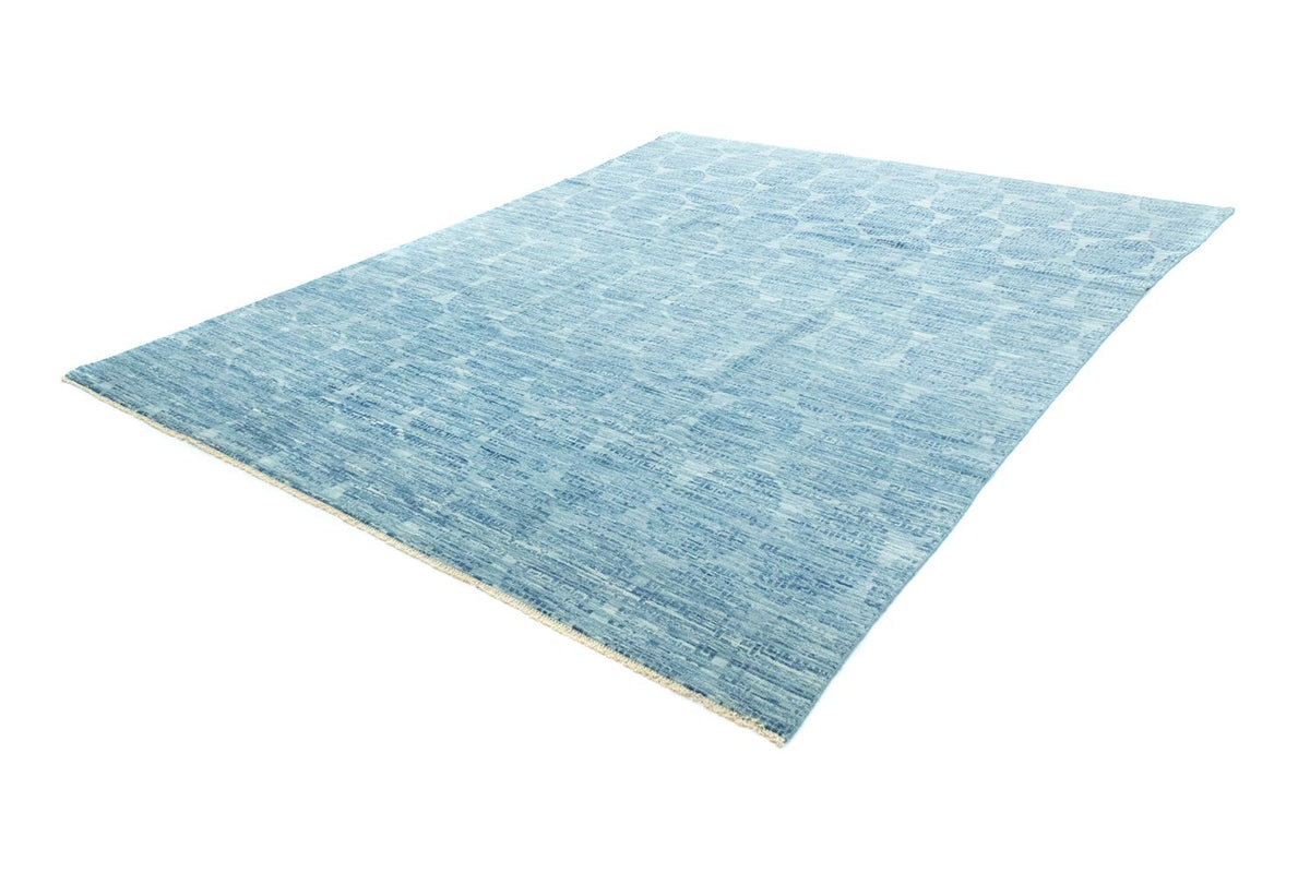 Designer Teppich 243x303cm - hellblau