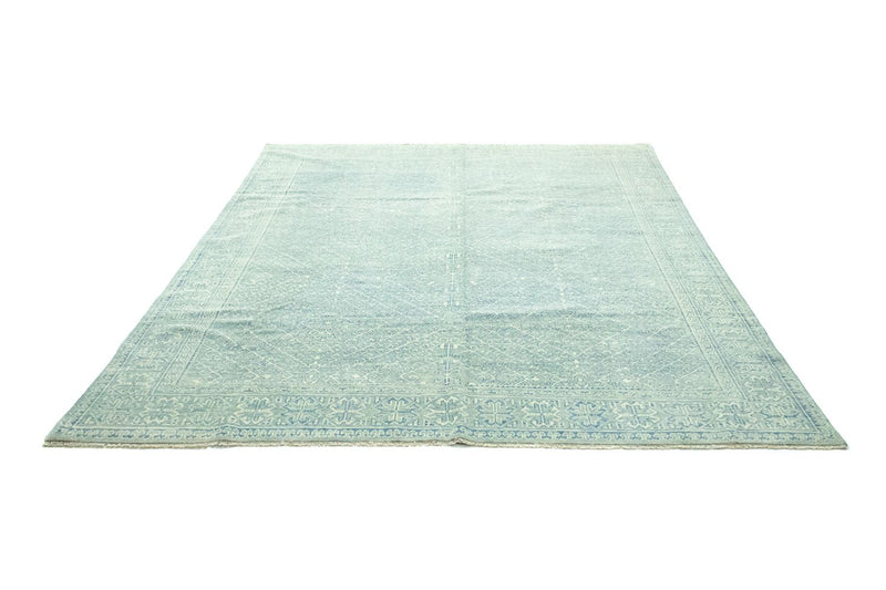 Designer Teppich 258x301cm - hellblau