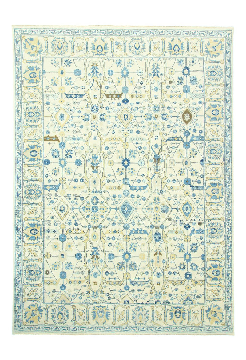 Designer Teppich 310x434cm - hellblau