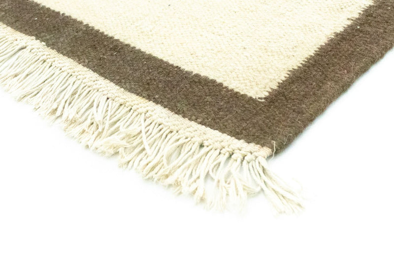 Kelim Modern Teppich 140x195cm - braun