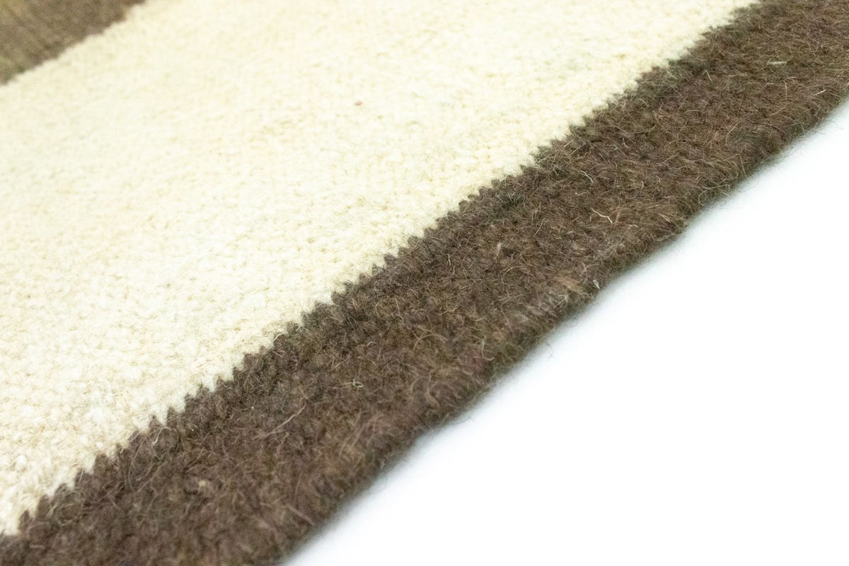 Kelim Modern Teppich 140x195cm - braun