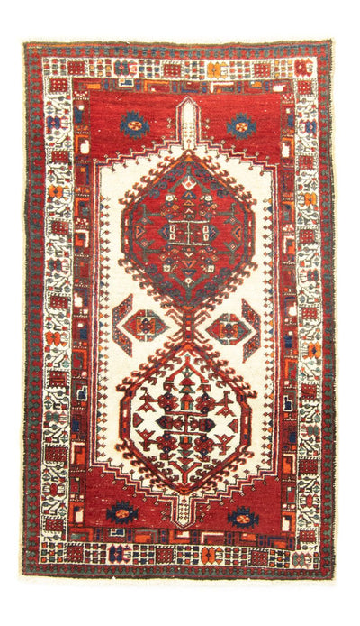 Hamadan Teppich 96x160cm - Perserteppich - rot