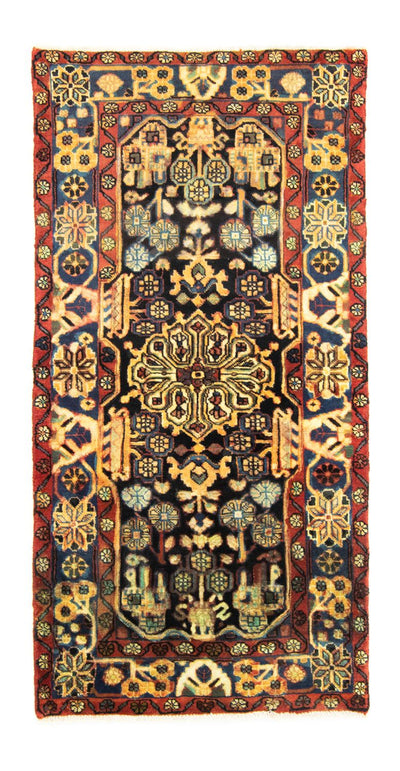 Nahavand Teppich 90x172cm - Perserteppich - blau