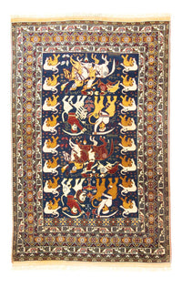 Afghan Teppich 128x195cm - Orientteppich - blau – product image