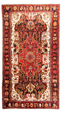 Nahavand Teppich 145x290cm - Perserteppich - dunkelrot – product image