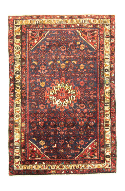 Hamadan Teppich 115x173cm - Perserteppich - orange