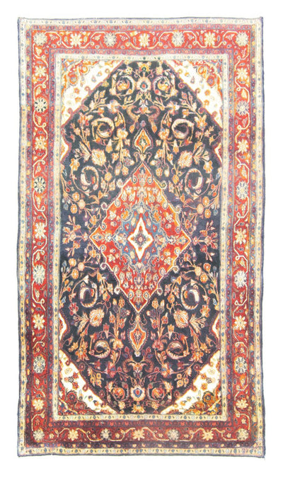 Malayer Teppich 129x227cm - Perserteppich - blau