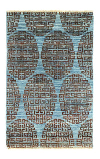 Designer Teppich 60x96cm - blau – product image