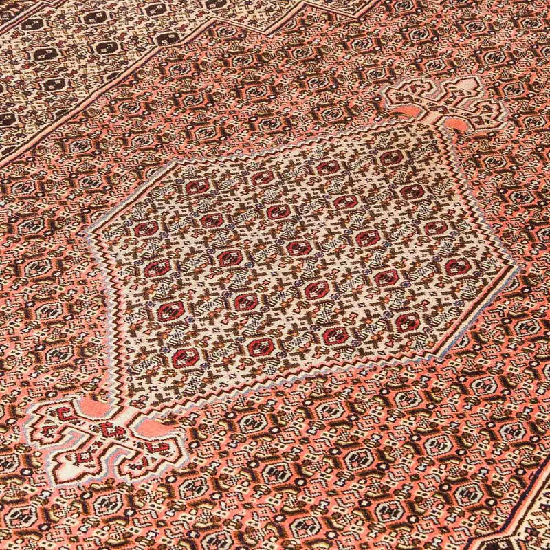 Senneh Teppich 200x348cm - Perserteppich - dunkelblau