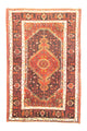 Hamadan Teppich 105x170cm - Perserteppich - braun