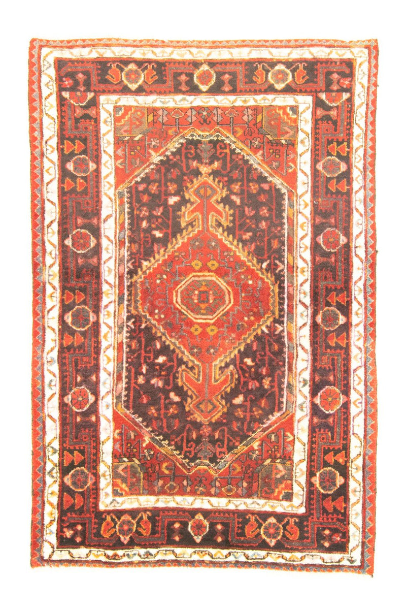 Hamadan Teppich 105x170cm - Perserteppich - braun