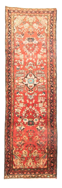 Hamadan Teppich 84x288cm - Perserteppich - orange – product image