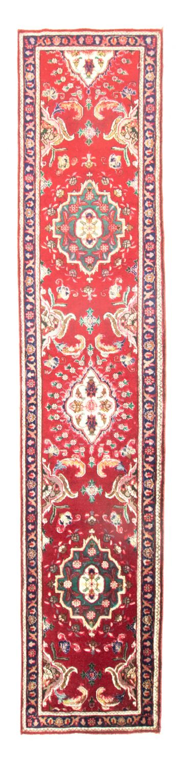 Täbriz Teppich 85x417cm - Perserteppich - rot