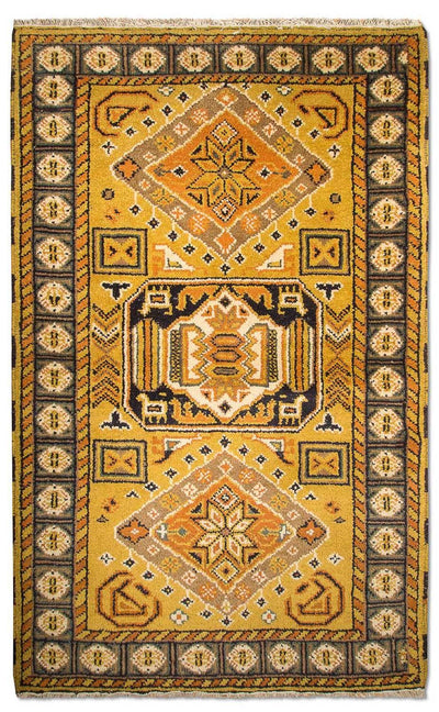Orientteppich 95x154cm - gold