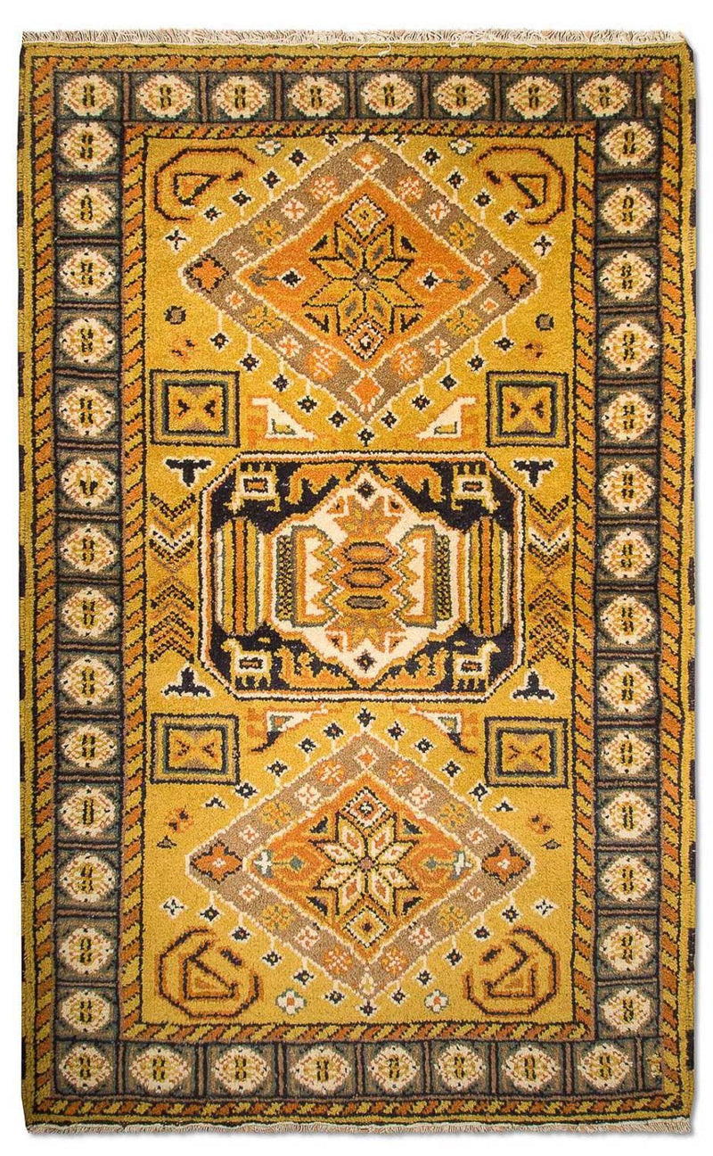 Orientteppich 95x154cm - gold
